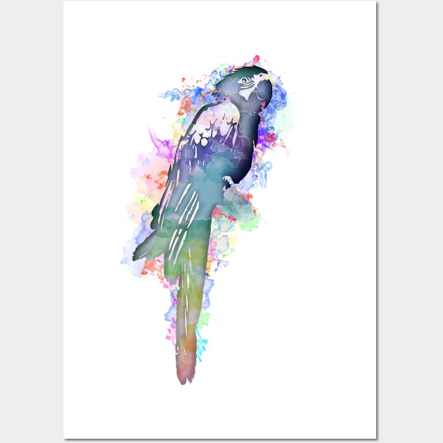 parrot watercolor Wall Art by Enidrea